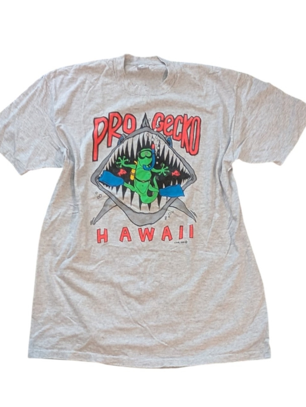 Vintage Gecko hawaii pro surf team Mens T-shirt size XL‎ USA